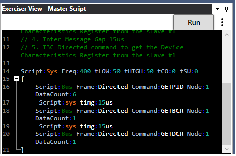 Vue de script master