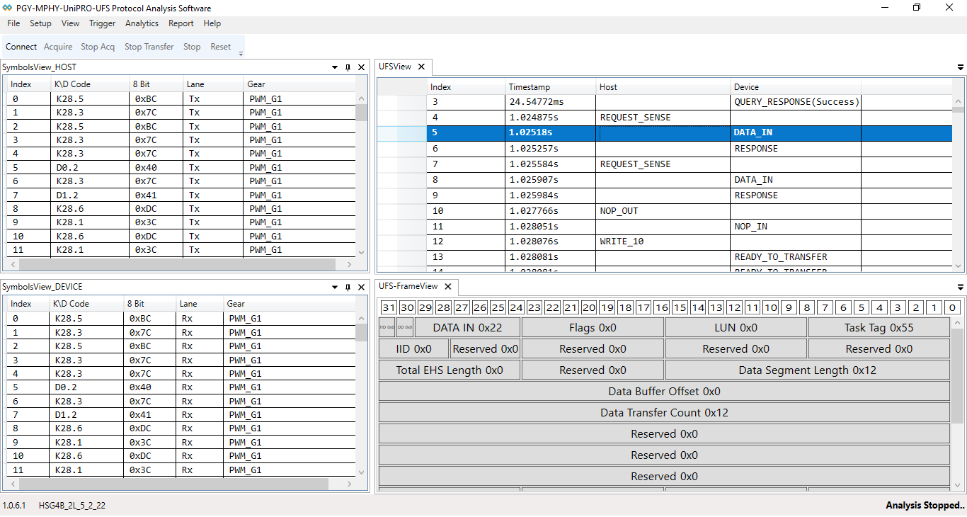 PGYUFS3.0PA MPHY4.1, UniPro1.8, Protocol Analzyer Datasheet