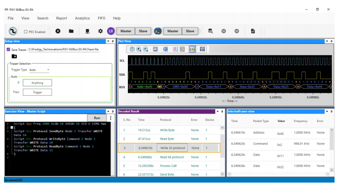 SMBus-Protocol-Exerciser-and-Analyzer-Software