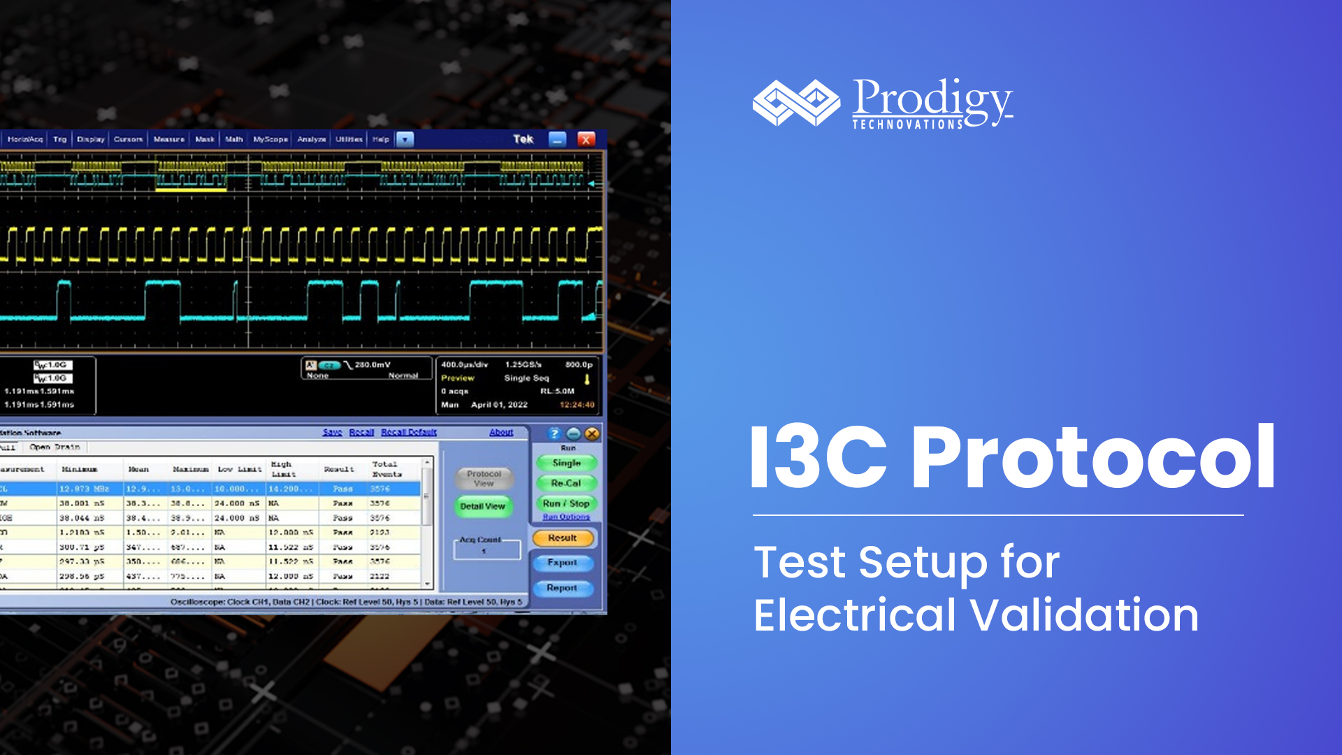 I3C test Setup for Electrical validation